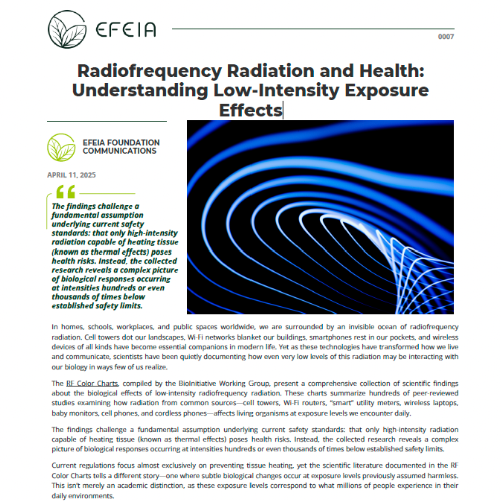 Radiación por radiofrecuencia y salud: comprensión de los efectos de la exposición de baja intensidad