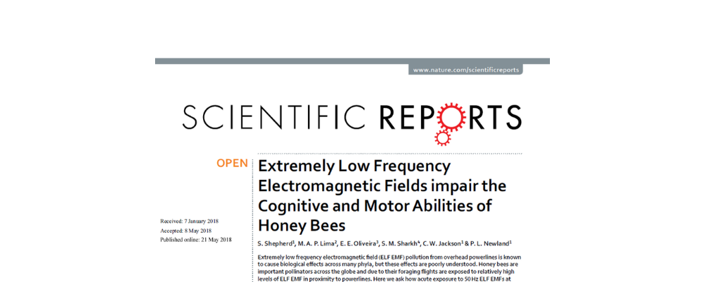 Extremely Low FrequencyElectromagnetic Fields impair theCognitive and Motor Abilities ofHoney Bees