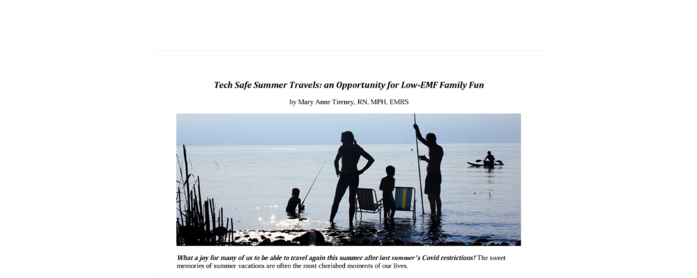 Tech Safe Summer Travels: an Opportunity for Low-EMF Family Fun